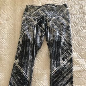 Lululemon Black and White Patterned Leggings